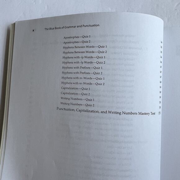 The Blue Book of Grammar and Punctuation by Jane Straus Paperback Textbook - Picture 8 of 12